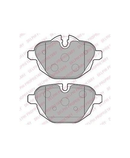Delphi Колодки дисковые задние