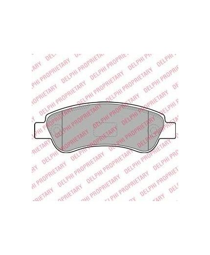 Delphi Колодки дисковые задние