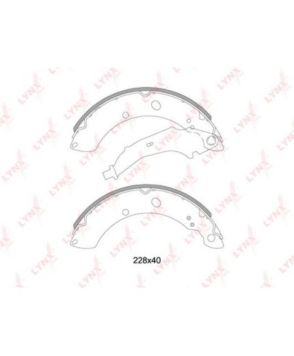 Lynxauto Колодки барабанные