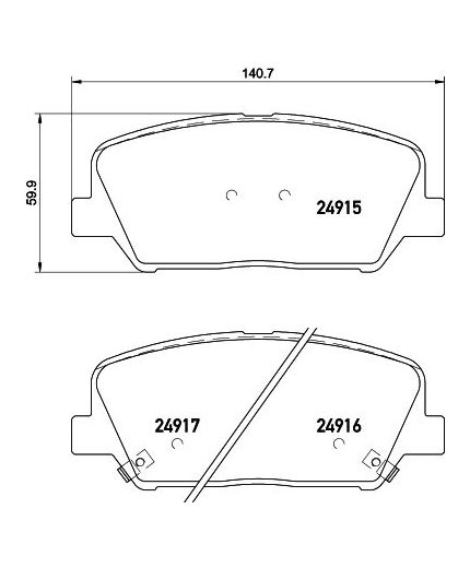 NISSHINBO Колодки дисковые передние