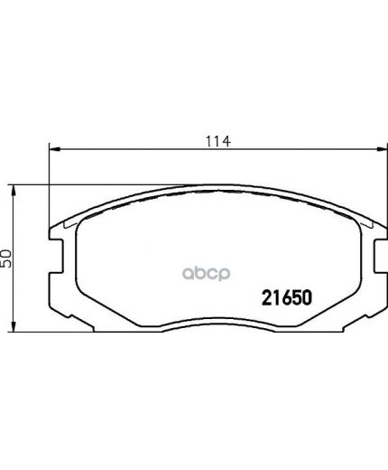 NISSHINBO Колодки дисковые передние