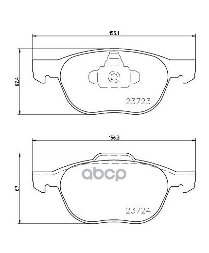 NISSHINBO Колодки дисковые передние