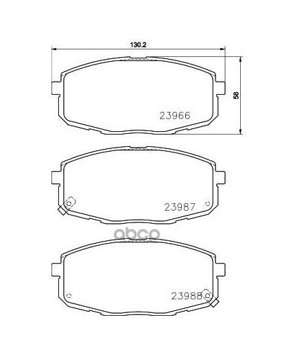 NISSHINBO Колодки дисковые передние