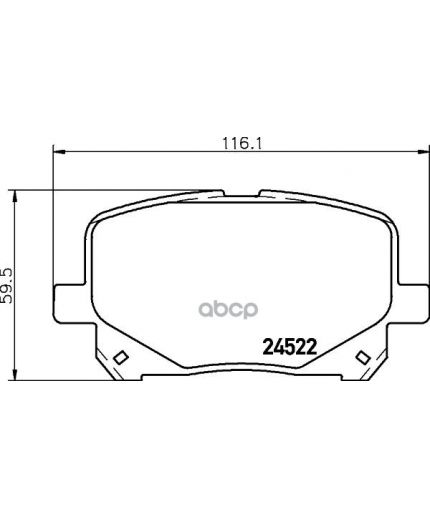 NISSHINBO Колодки дисковые передние