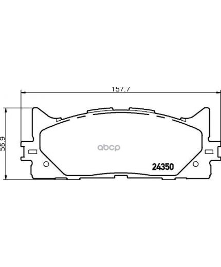 NISSHINBO Колодки дисковые передние
