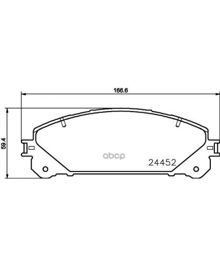 NISSHINBO Колодки дисковые передние