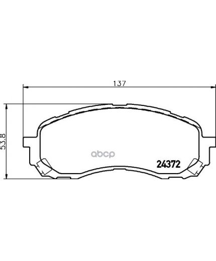 NISSHINBO Колодки дисковые передние