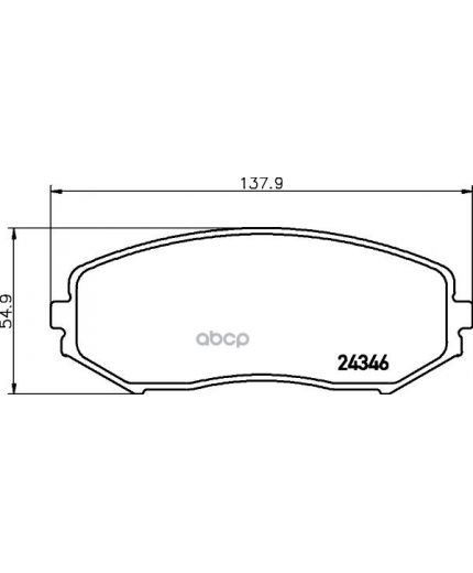 NISSHINBO Колодки дисковые передние