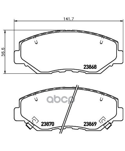 NISSHINBO Колодки дисковые передние