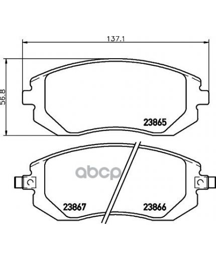 NISSHINBO Колодки дисковые передние