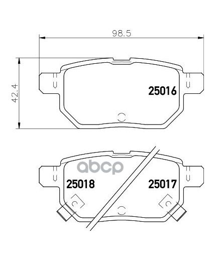 NISSHINBO Колодки дисковые задние