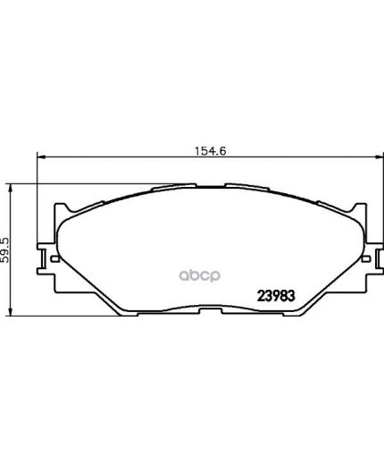 NISSHINBO Колодки дисковые передние