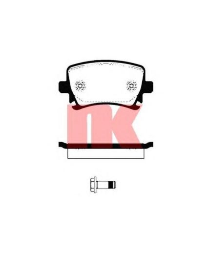 NK Колодки дисковые задние