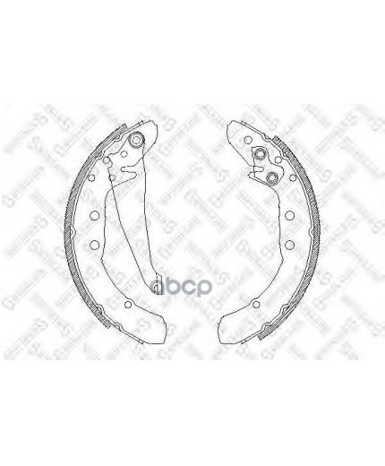 Stellox Колодки барабанные