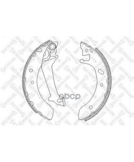 Stellox Колодки барабанные