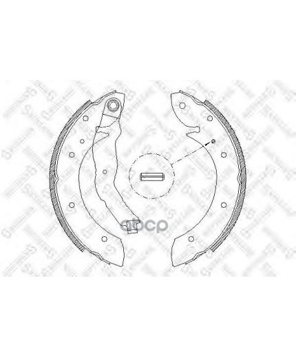 Stellox Колодки барабанные