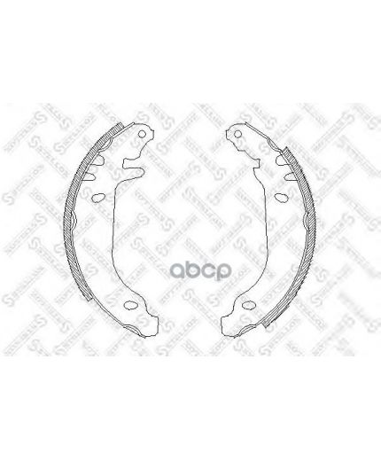 Stellox Колодки барабанные