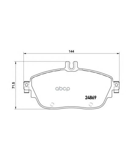 BREMBO Колодки дисковые передние