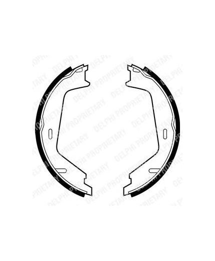 Delphi Колодки дисковые задние