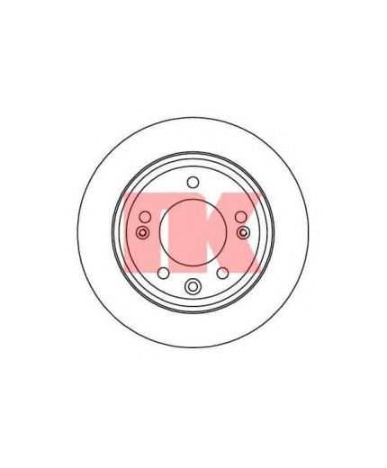 NK Тормозной диск задний