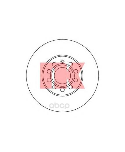 NK Тормозной диск передний