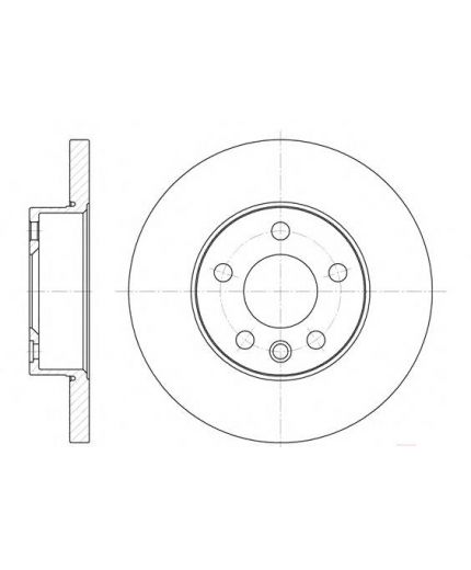 REMSA Тормозной диск передний