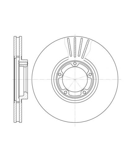 REMSA Тормозной диск передний