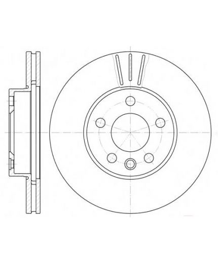 REMSA Тормозной диск передний