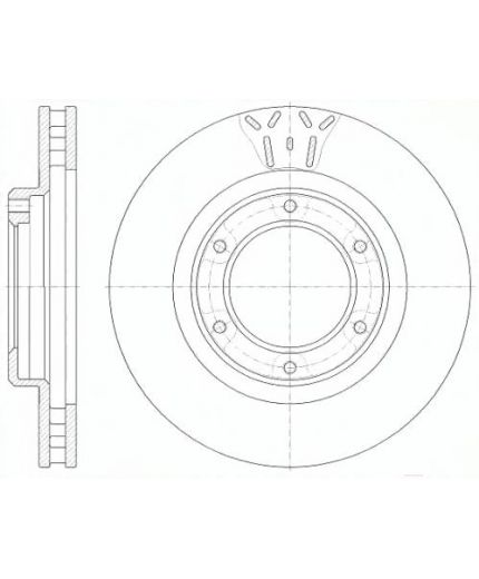 REMSA Тормозной диск передний