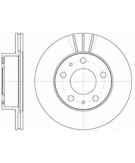 REMSA Тормозной диск передний
