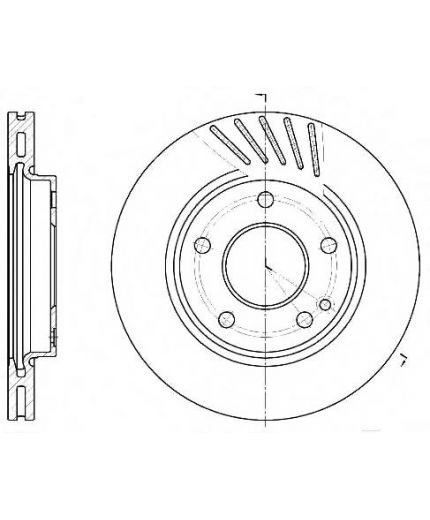 REMSA Тормозной диск передний