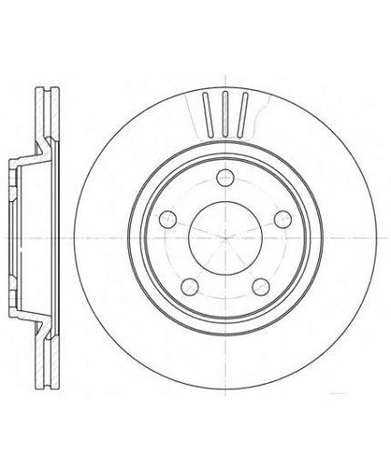 REMSA Тормозной диск передний