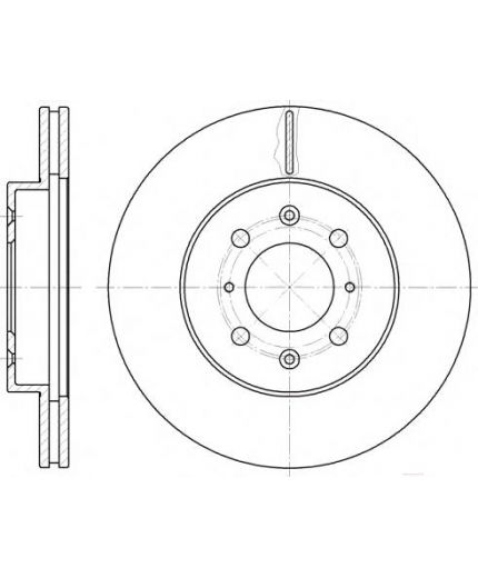 REMSA Тормозной диск передний