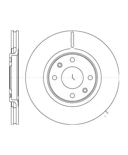 REMSA Тормозной диск передний