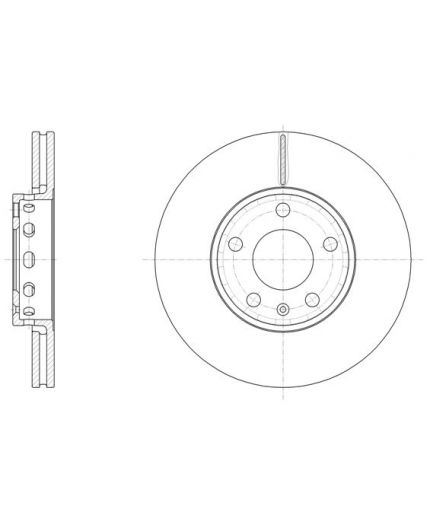 REMSA Тормозной диск передний