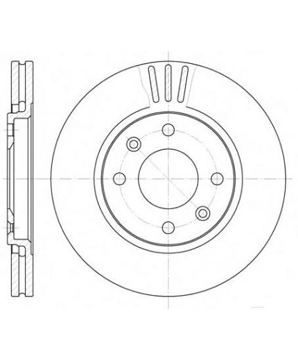 REMSA Тормозной диск передний