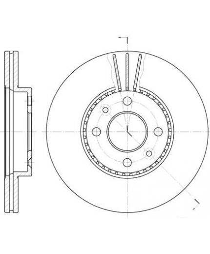 REMSA Тормозной диск передний