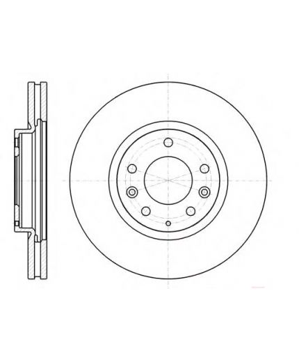 REMSA Тормозной диск передний