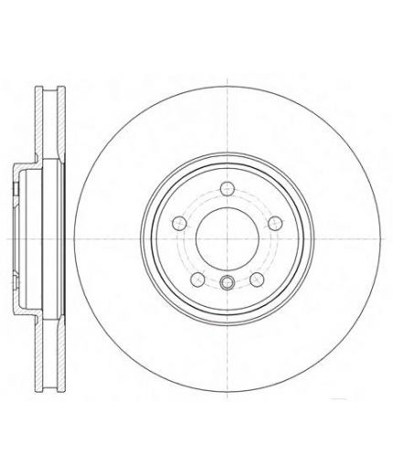 REMSA Тормозной диск передний