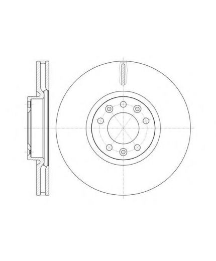 REMSA Тормозной диск передний
