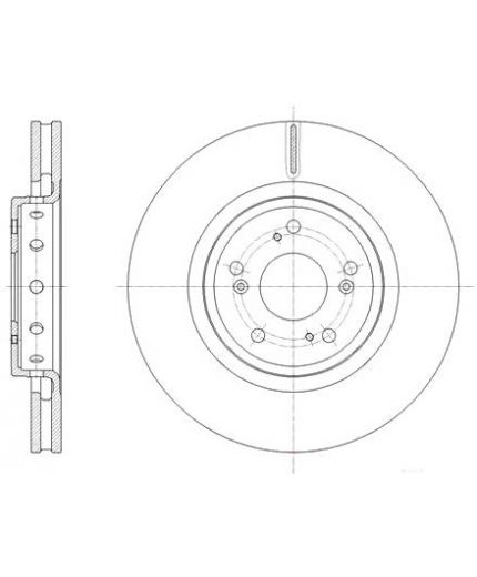 REMSA Тормозной диск передний