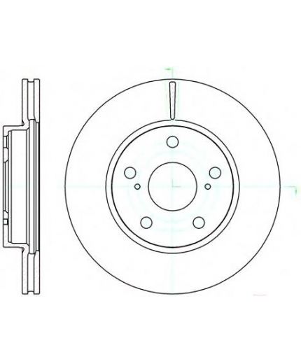 REMSA Тормозной диск передний