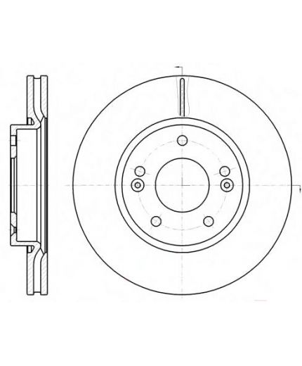 REMSA Тормозной диск передний