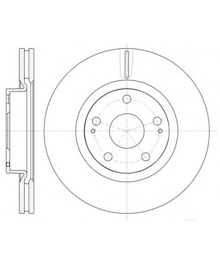 REMSA Тормозной диск передний
