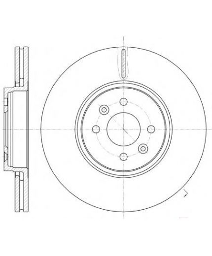 REMSA Тормозной диск передний