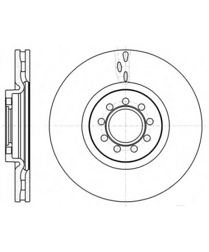 REMSA Тормозной диск передний