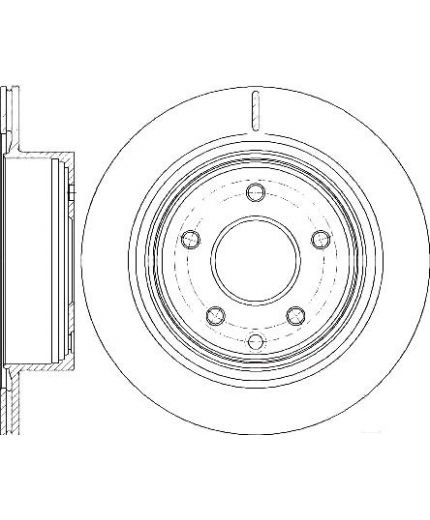 REMSA Тормозной диск задний