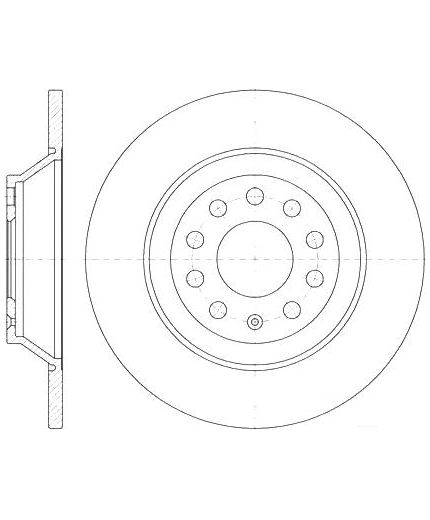REMSA Тормозной диск задний