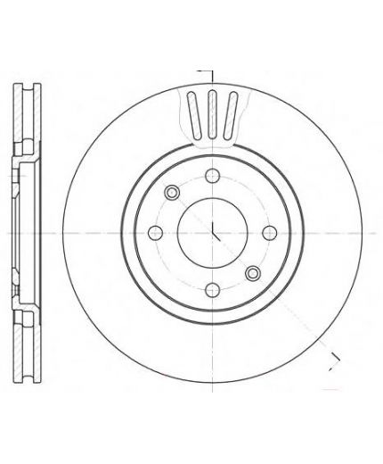 REMSA Тормозной диск передний