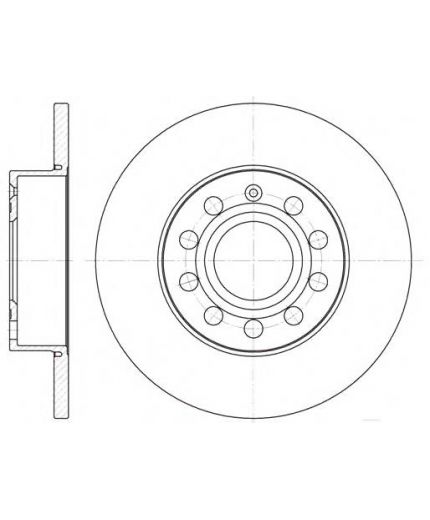 REMSA Тормозной диск задний